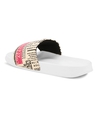 Shop Women's Beige Newspaper Printed Sliders-Full