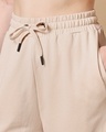 Shop Women's Beige Oversize Cargo Joggers