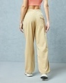 Shop Women's Beige Oversized Parachute Pants-Design