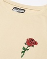 Shop Women's Beige Rock and Roll Graphic Printed Oversized T-shirt