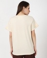 Shop Women's Beige Sarcasm Typography Boyfriend T-shirt-Design