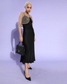 Shop Women's Beige Self Design Sheer Sequinned Crop Shrug-Full