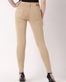 Shop Women's Beige Slim Fit Jeans-Full