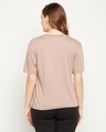 Shop Women's Beige T-shirt-Full