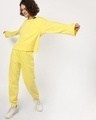 Shop Women's Birthday Yellow Bell Sleeve Super Loose Short Top-Full