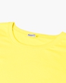 Shop Women's Birthday Yellow Bell Sleeve Super Loose Short Top