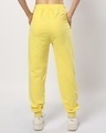 Shop Women's Birthday Yellow Relaxed Fit Joggers-Design