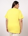 Shop Women's Birthday Yellow Plus Size Boyfriend T-shirt-Design