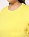 Shop Women's Birthday Yellow Plus Size Boyfriend T-shirt