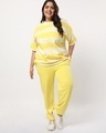 Shop Women's Birthday Yellow Tie & Dye Plus Size Boyfriend T-shirt-Full