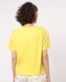 Shop Women's Birthday Yellow Relaxed Fit Short Top-Design