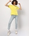 Shop Women's Birthday Yellow T-shirt-Full