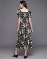 Shop Women's Black All Over Floral Printed Dress-Design
