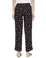 Shop Women's Black All Over Floral Printed Pyjamas-Design