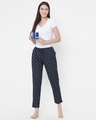 Shop Women's Black All Over Printed Lounge Pants