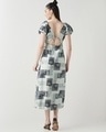 Shop Women's Black & White All Over Printed Dress-Design