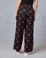 Shop Women's Black All Over Printed Oversized Pyjamas-Design