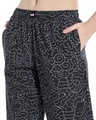 Shop Women's Black All Over Printed Pyjamas