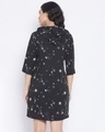 Shop Women's Black All Over Star Printed Night Dress-Design