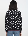 Shop Women's Black AOP Flat Knit Oversized Sweater-Design