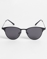 Shop Women's Black Aviator Polarised Lens Sunglasses-Design