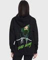 Shop Women's Black Bad Guy Billie Graphic Printed Oversized Hoodie-Design