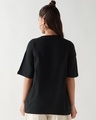 Shop Women's Black Baddies Graphic Printed Oversized T-shirt-Full