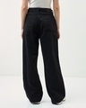 Shop Women's Black Baggy Wide Leg Jeans-Design