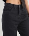 Shop Women's Black Baggy Wide Leg Jeans