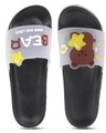 Shop Women's Black Bear Printed Sliders