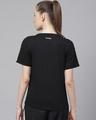 Shop Women's Black Beast Mode Off Typography Slim Fit T-shirt-Design