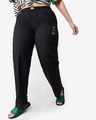 Shop Women's Black Beauty Varsity Martians Pyjamas-Front