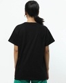 Shop Women's Black Been There Graphic Printed Boyfriend T-shirt-Design