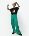 Shop Women's Black Been There Graphic Printed Boyfriend T-shirt-Full