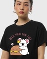 Shop Women's Black Been There Graphic Printed Boyfriend T-shirt