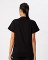 Shop Women's Black Believe Boyfriend T-shirt-Design