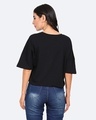 Shop Women's Black Boxy Fit Short Top-Design