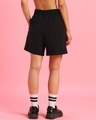 Shop Women's Black Boyfriend Shorts-Full