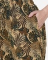 Shop Pack of 2 Women's Black & Brown All Over Printed Lounge Shorts