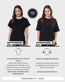 Shop Women's Black BTS Astro (JIN) Graphic Printed Oversized T-shirt-Full