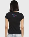 Shop Women's Black BTS Glow Graphic Printed T-shirt-Design