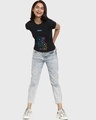Shop Women's Black BTS Glow Graphic Printed T-shirt-Full