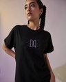 Shop Women's Black BTS My Universe Graphic Printed Boyfriend T-shirt