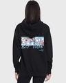 Shop Women's Black BTS Tour Graphic Printed Oversized Hoodie-Full