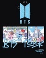 Shop Women's Black BTS Tour Graphic Printed Oversized Hoodie