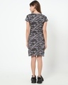 Shop Women's Black Camo Slim Fit Dress-Design