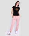Shop Women's Black Cap Logo (AVEGL) Graphic Printed Slim Fit T-shirt-Design