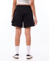 Shop Women's Black Carpenter Shorts-Design