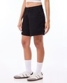 Shop Women's Black Carpenter Shorts-Design