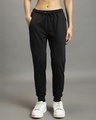 Shop Women's Black Casual Slim Fit Joggers-Design